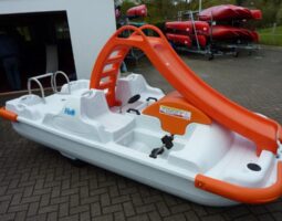 Tretboot Martini H2O-330 PE mit Rutsch Badeleiter Slipräder Buffer